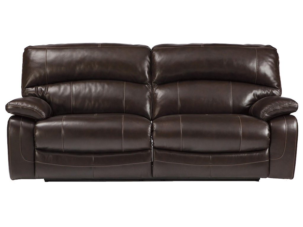ashley damacio leather power reclining sofa